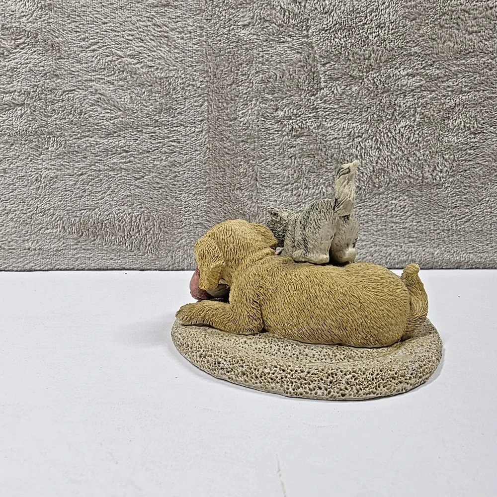 Dog & Cat Figurine Partners in Crime One Down One To Go Hamilton Gifts 1992